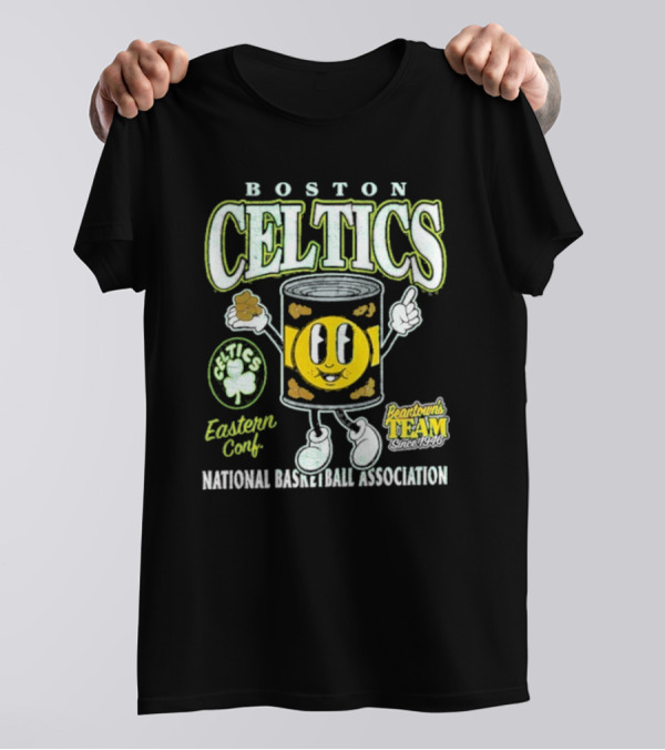 Boston Celtics Eastern Conf National Basketball Association BeanTown Team T-Shirt