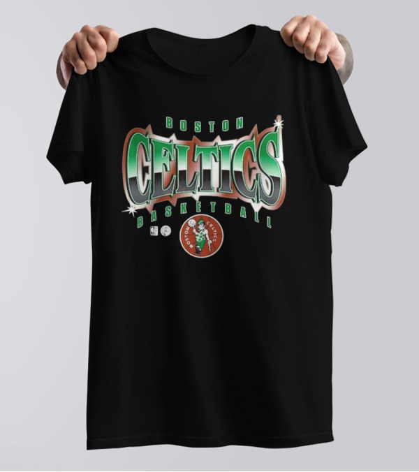 Boston Celtics Basketball Vintage Global Fan 90s Style T-Shirt