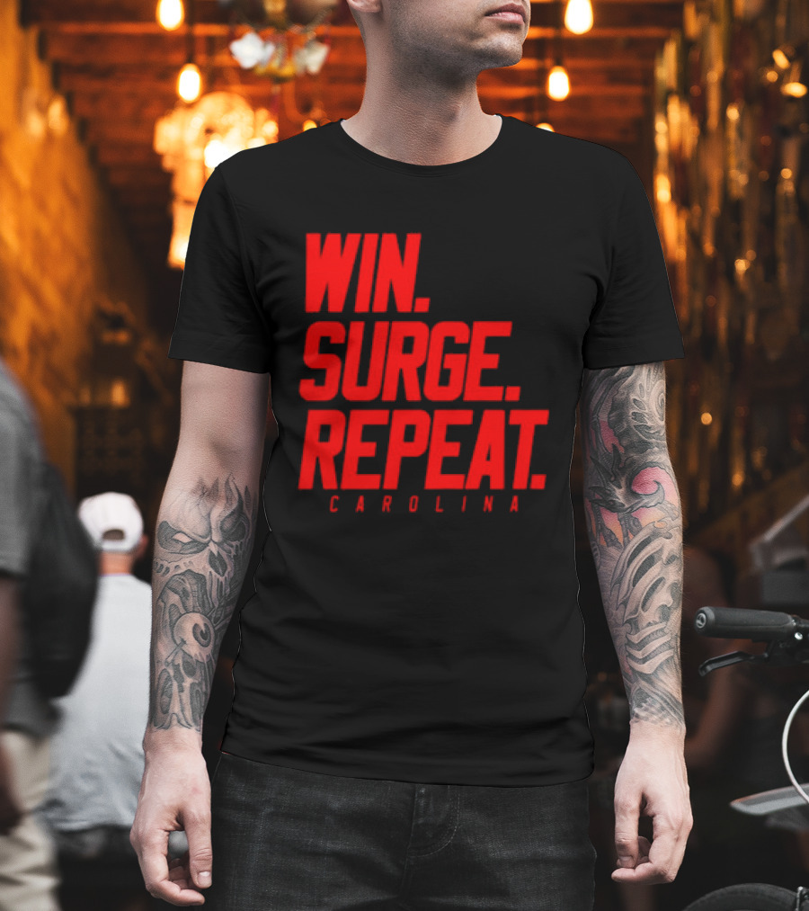 Carolina Hurricanes Win Surge Repeat T-Shirt