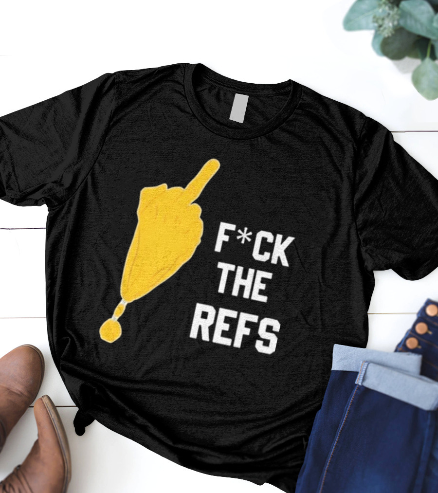 Censored Fuck The Refs Flag T-Shirt