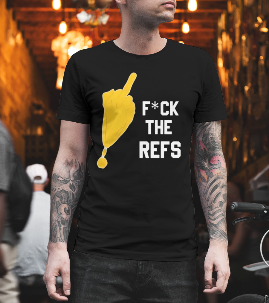 Censored Fuck The Refs Flag T-Shirt