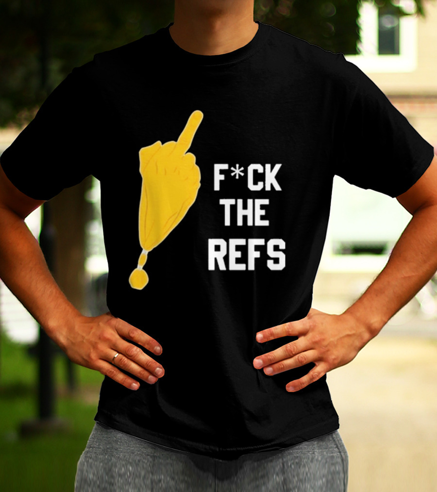 Censored Fuck The Refs Flag T-Shirt