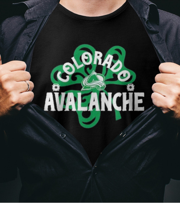 Colorado Avalanche St. Patrick’s Day Richmond Shamrock 2025 T-Shirt