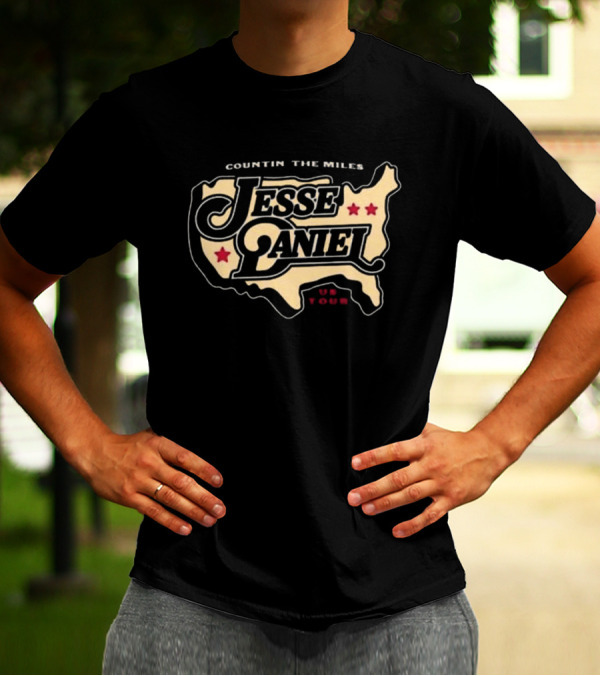 Countin’ The Miles Jesse Daniel Us Tour T-Shirt