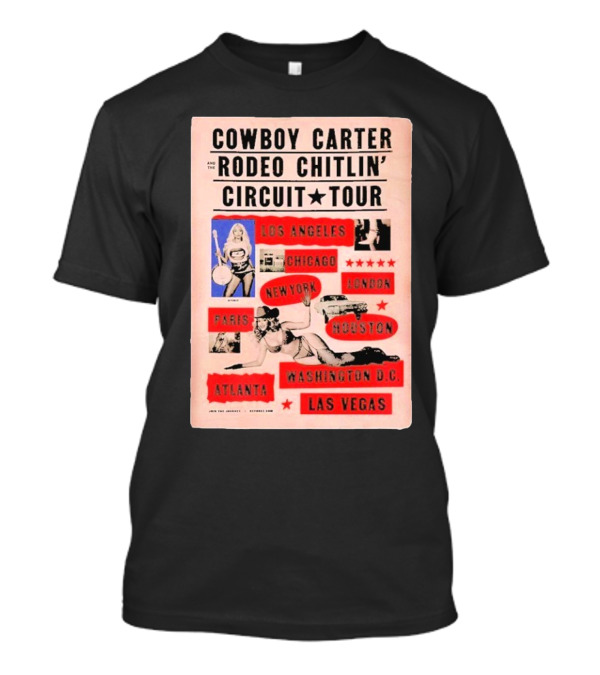 Cowboy Carter And The Rodeo Chitlin Circuit Tour 2025 T-Shirt
