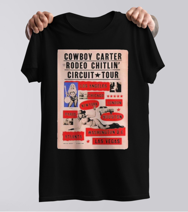 Cowboy Carter And The Rodeo Chitlin Circuit Tour 2025 T-Shirt