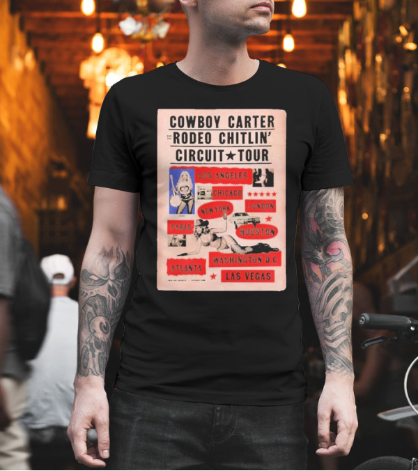 Cowboy Carter And The Rodeo Chitlin Circuit Tour 2025 T-Shirt