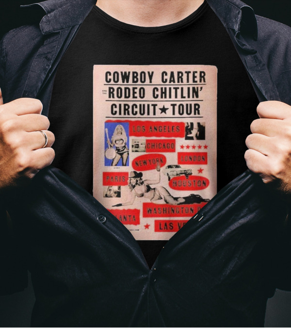 Cowboy Carter And The Rodeo Chitlin Circuit Tour 2025 T-Shirt