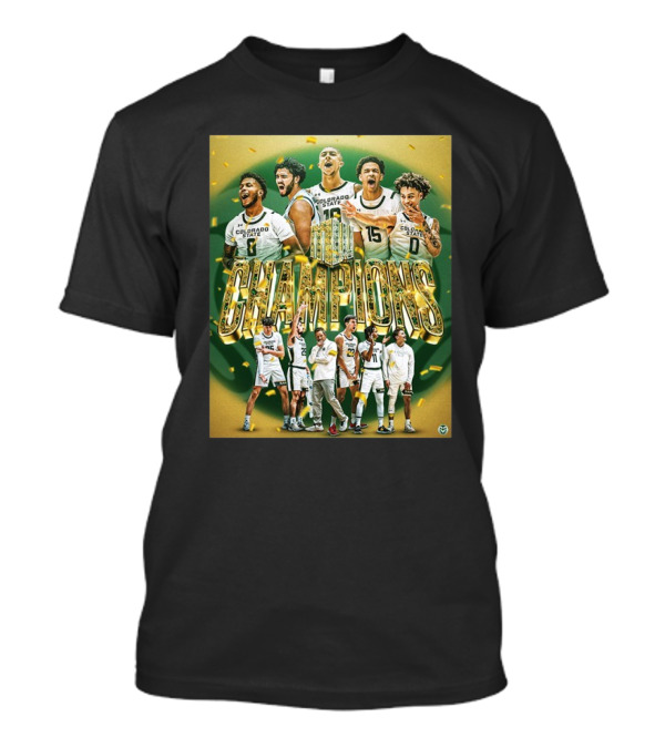 Colorado State Rams Mountain West Men’s Basketball Tournament Champions T-Shirt