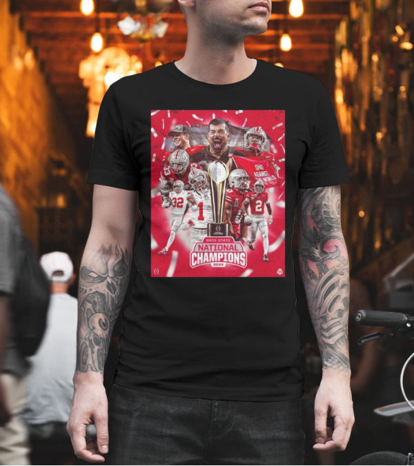 Ohio State Buckeyes National Champions 2024 Ohio Against The World T-Shirt