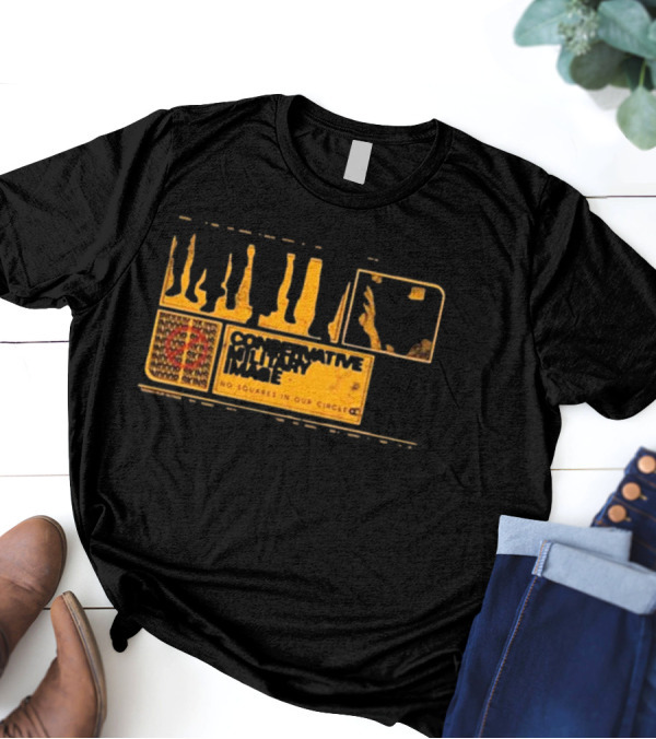 Conservative Military Image No Squares In Our Circle BBB T-Shirt