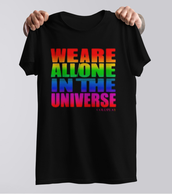 Coldplay We Are All One In The Universe T-Shirt