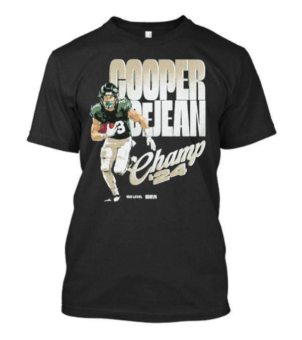 Cooper DeJean 2024 Philadelphia Eagles Champions T-Shirt