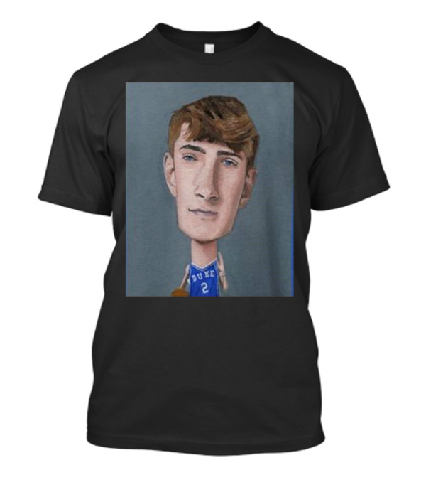 Cooper Flagg Duke Blue Devils Men’s Basketball March Madness 2025 NCAA Final Four Caricature T-Shirt