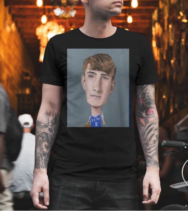 Cooper Flagg Duke Blue Devils Men’s Basketball March Madness 2025 NCAA Final Four Caricature T-Shirt