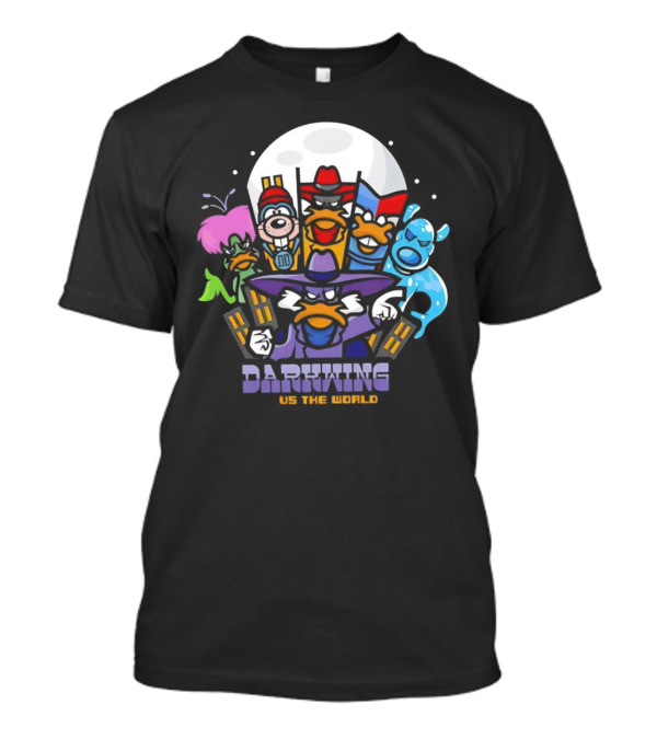 Darkwing Duck X Scott Pilgrim Vs The World Darkwing Vs The World T-Shirt