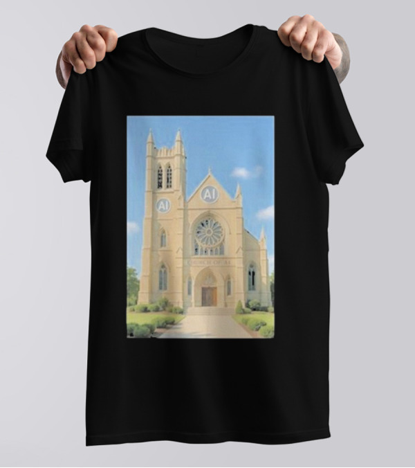 Demir BascerI Church Of AI T-Shirt