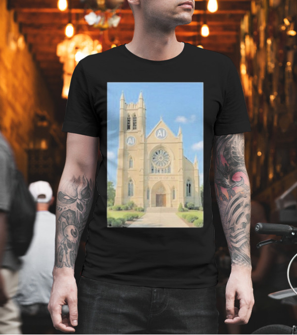 Demir BascerI Church Of AI T-Shirt