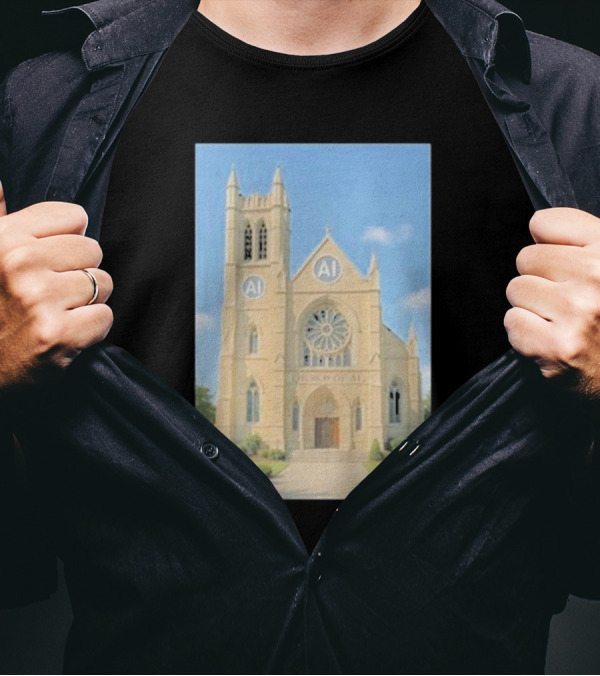 Demir BascerI Church Of AI T-Shirt