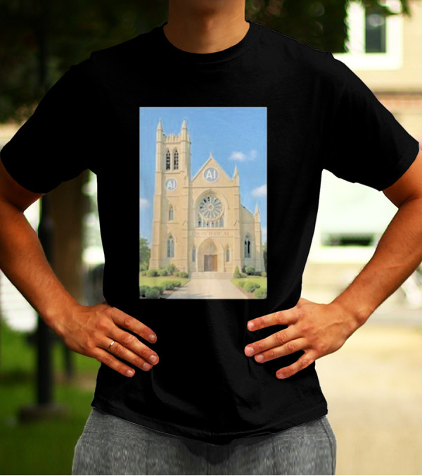 Demir BascerI Church Of AI T-Shirt