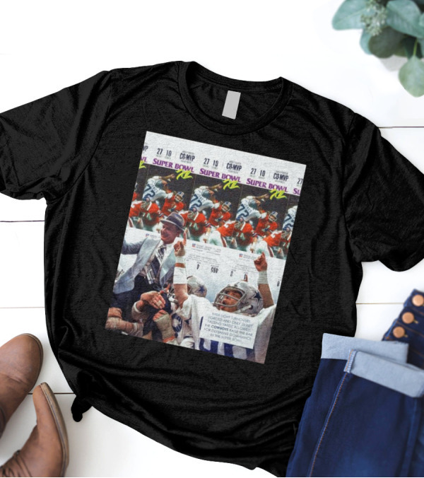 Dallas Cowboys Harvey Martin Co-MVP Randy White Super Bowl XL With Eight Turnovers Forced And Only 35 Net Passing Yards Allowed T-Shirt