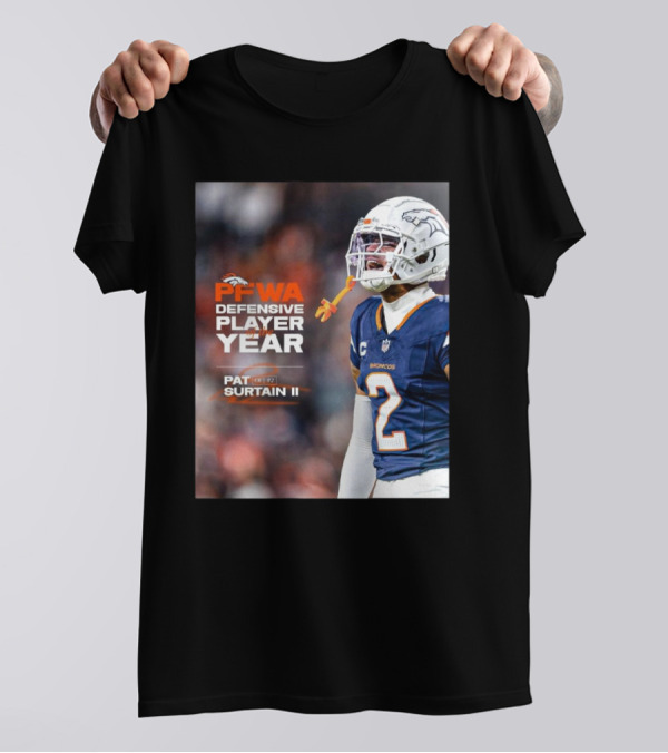 Denver Broncos Pat Surtain II PFWA Defensive Player Of The Year Best In The League T-Shirt