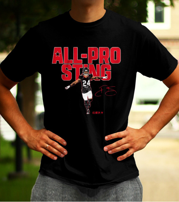 Derek Stingley Jr All-Pro Sting Houston Texans NFLPA Signature T-Shirt
