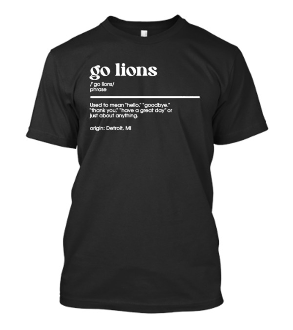 Dan Campbell Go Lions Detroit T-Shirt