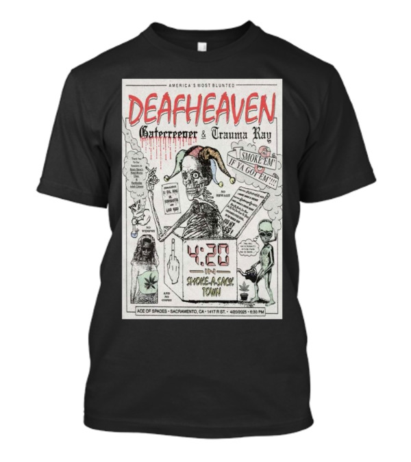 Deafheaven Ace Of Spades Apr 20 2025 T-Shirt