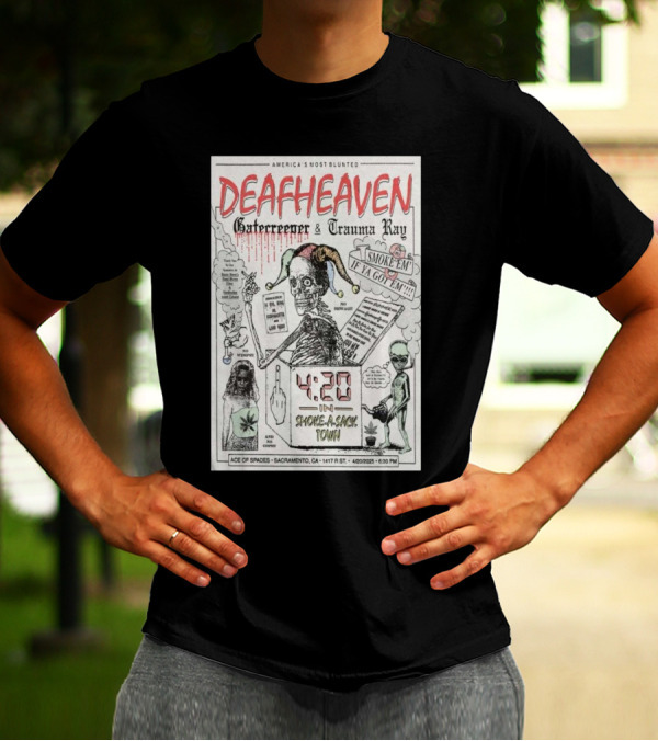 Deafheaven Ace Of Spades Apr 20 2025 T-Shirt