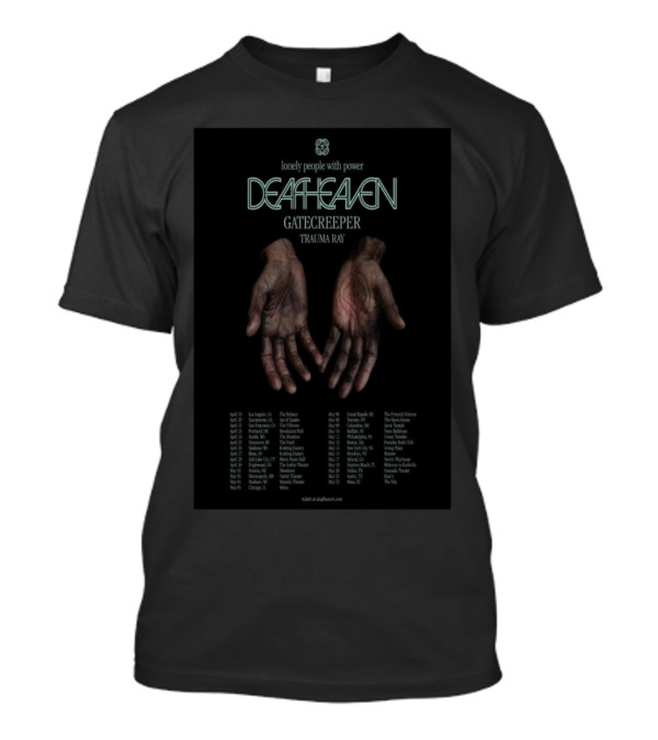 Deafheaven Apr & May 2025 Gatecreeper Trauma Ray T-Shirt