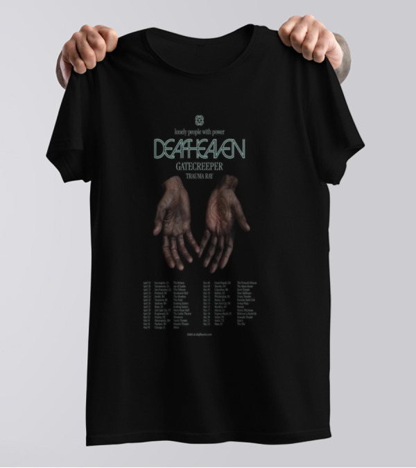 Deafheaven Apr & May 2025 Gatecreeper Trauma Ray T-Shirt