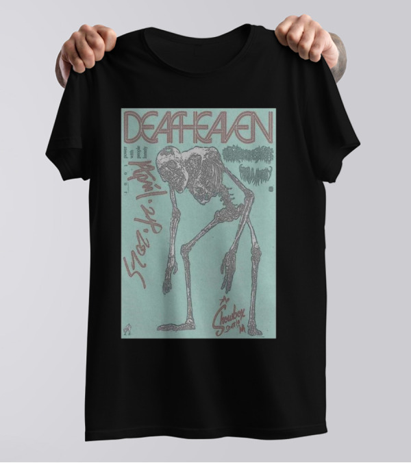 Deafheaven The Showbox Seattle WA 4-24-2025 Power With Marl Power Homo Lux T-Shirt