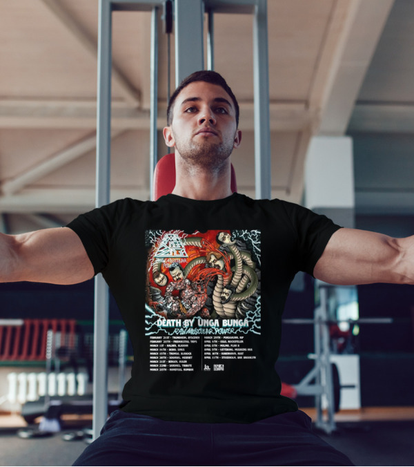 Death By Unga Bunga Tour 2025 T-Shirt