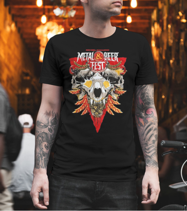 Decibel Magazine The Decibel Metal And Beer Fest 2025 Soon To Be Drunk April 4-5 At The Fillmore Art By Mike Wahlberg T-Shirt