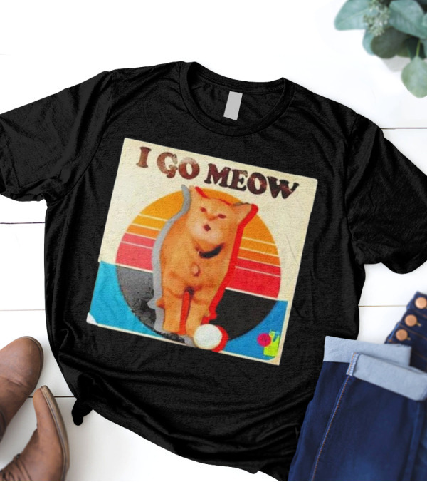 I Go Meow Vintage T-Shirt