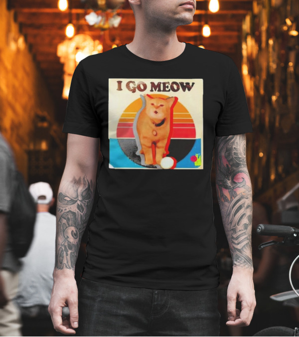 I Go Meow Vintage T-Shirt