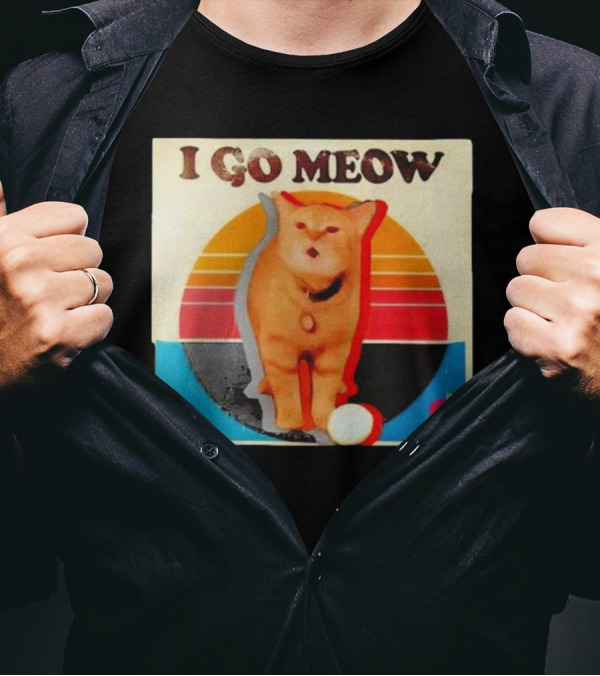 I Go Meow Vintage T-Shirt