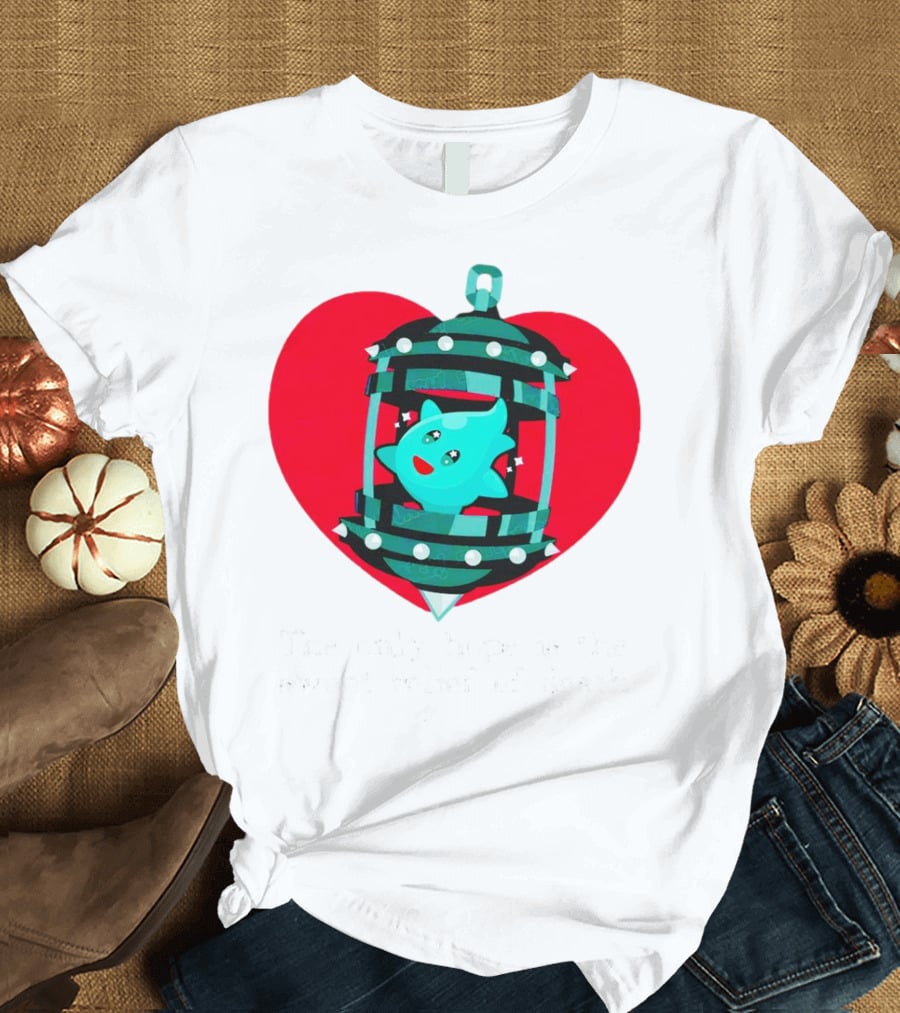 The Only Hope Is The Sweet Relief Of Death Heart And Ghost Cage T-Shirt