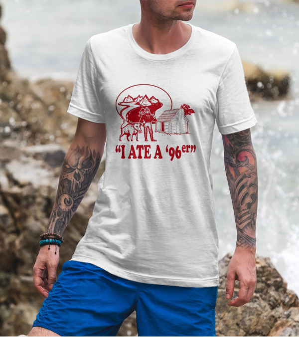I Ate A 96er John Candy Great Outdoors Cabin Bear Mountains T-Shirt