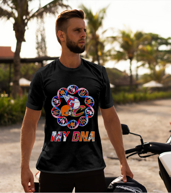 My DNA Cleveland Browns Cavaliers Guardians T-Shirt