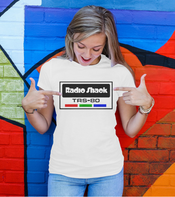 Radio Shack TRS-80 Retro Color Bar T-Shirt