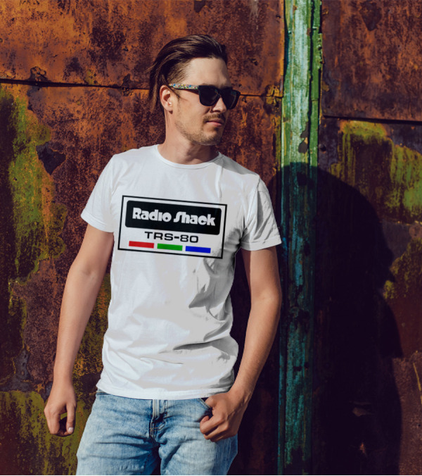 Radio Shack TRS-80 Retro Color Bar T-Shirt