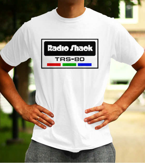 Radio Shack TRS-80 Retro Color Bar T-Shirt
