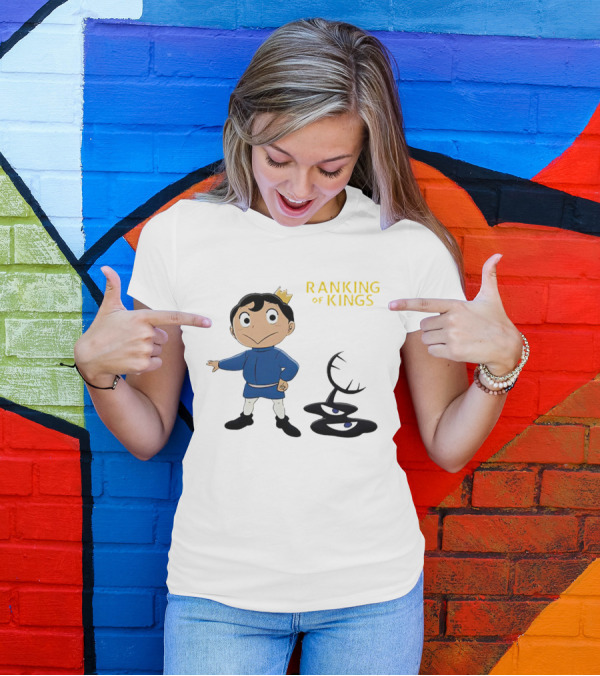 Ranking Of Kings Anime Character With Crown And Shadow Figure T-Shirt