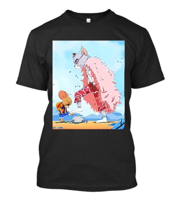 Tom And Jerry Dressrosa One Piece Style Showdown T-Shirt