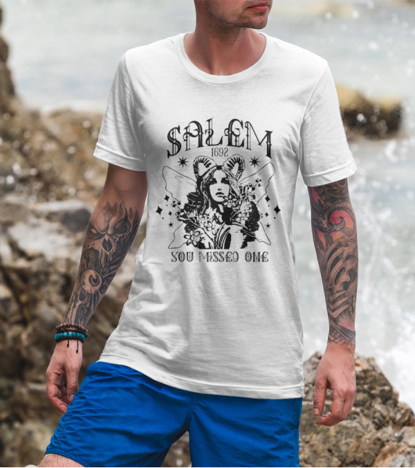 Salem 1692 You Missed One Witch Gothic T-Shirt