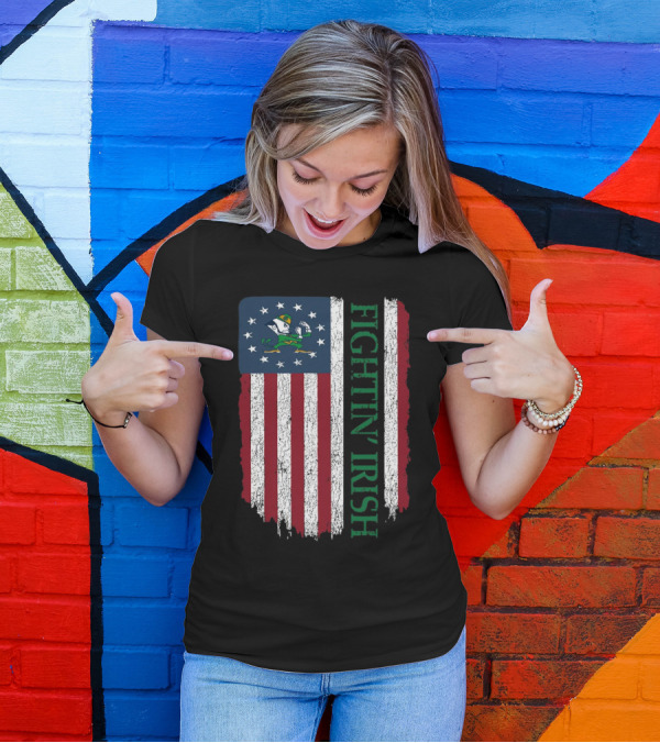 Fightin’ Irish Betsy Ross Flag T-Shirt