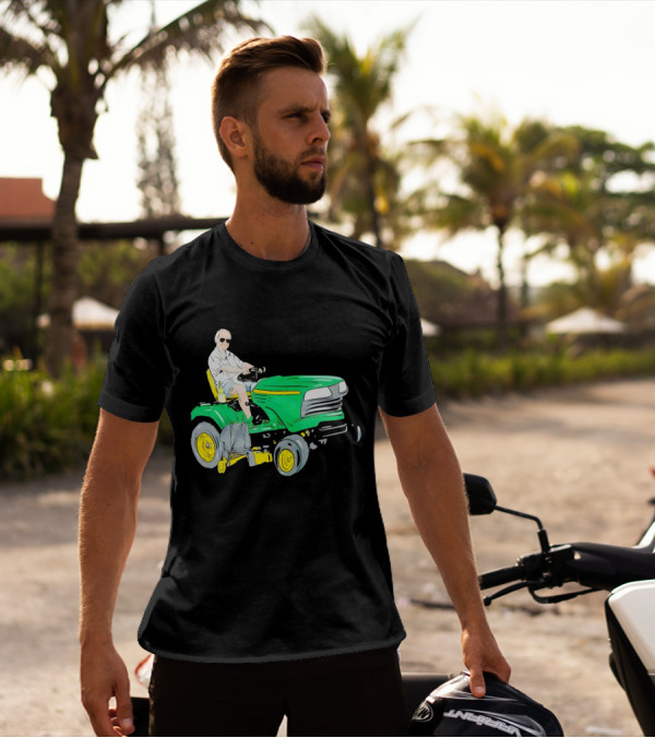 George Jones No Show Jones Riding Green Tractor T-Shirt