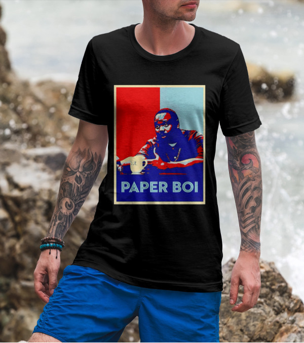Paper Boi Vintage Red Blue T-Shirt